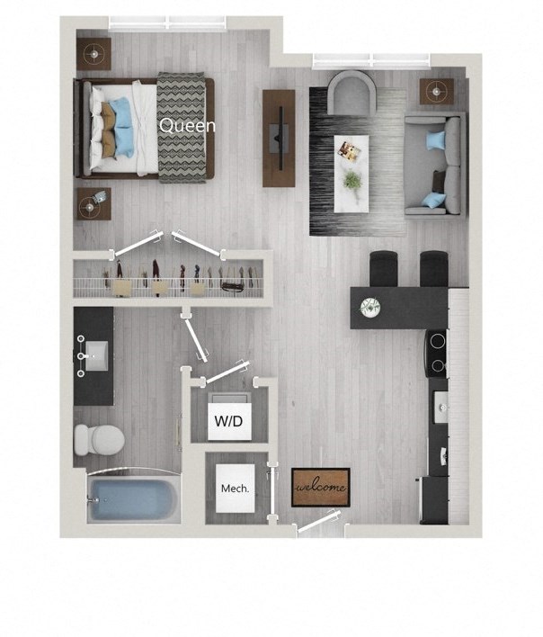 Studio 1 Bath
